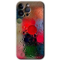 Potkal Hediye Fabrikası iPhone 14 Pro Max Kılıf HD Desen Baskılı Arka Kapak - Wet Bubbles
