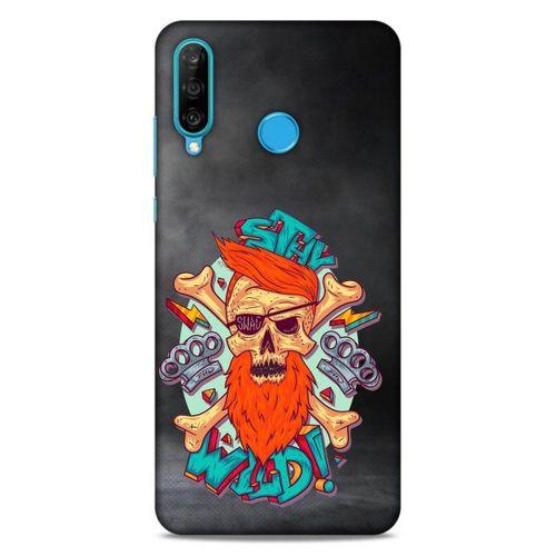 Lopard Huawei P30 Lite Uyumlu Kılıf Tattoo's (33) Hybrid Kılıf Stay Wild