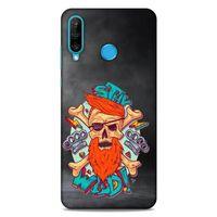 Lopard Huawei P30 Lite Uyumlu Kılıf Tattoo's (33) Hybrid Kılıf Stay Wild