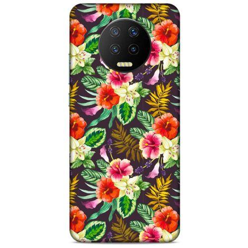 Lopard İnfinix Note 7 Uyumlu Kılıf Botanix (36) Glitter Kılıf