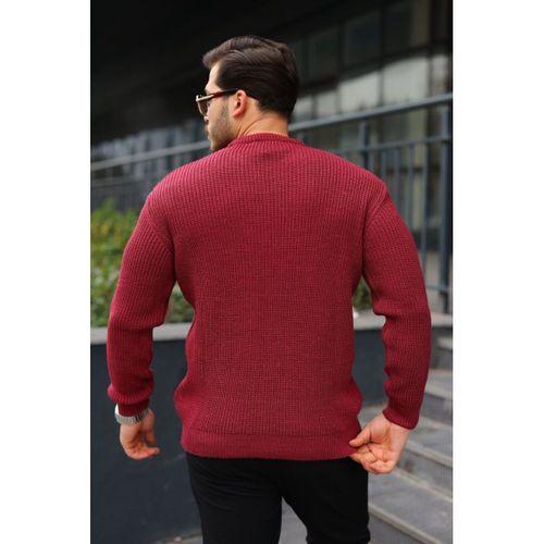 Erkek Bisiklet Yaka Örme Kazak