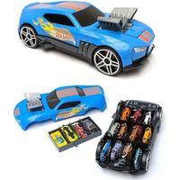 Hot Wheels Race N' Haul 2'si 1 arada saklama kutusu