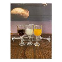 6'lı Larin Kahve Yanı Su Bardağı Şeffaf Renk Royaleks-70682