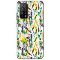 Xiaomi Mi 10T 5G Kılıf Desenli Özel Seri Tüyler (5) Koruma Kabı