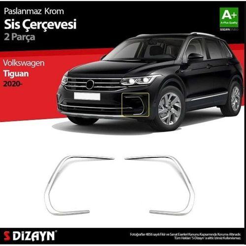 Volkswagen Tiguan Uyumlu Krom Sis Çerçevesi 2 Parça 2020 Üzeri