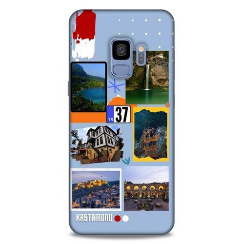 Lopard Samsung Galaxy S9 Uyumlu Kılıf Şehirli ※ (37) Kastamonu Silicone Cover