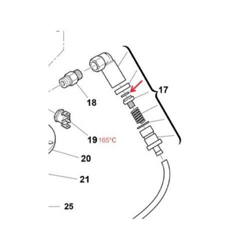 Rancilio Silvia Genişletme Vanası Contası 3D Baskı (Bu ürün Sadece Plastik parçadır - Almadan Önce Soru Sorabilirsiniz)