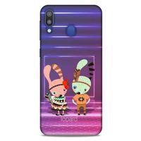 Samsung Galaxy M20 Kılıf FunnyMaX (4) Koruma Kılıfı Mor Pembe