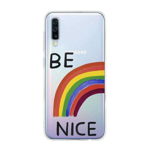 Samsung A50 Be Nice Premium Şeffaf Silikon Kılıf