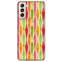 Lopard Samsung Galaxy S21 Plus Uyumlu Kılıf Geometrix (52) Kabı