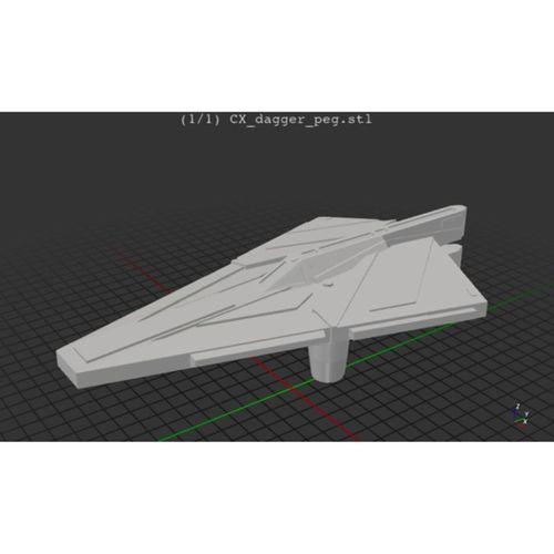 CX Hançer Filosu Armada Legends Star Wars 3D Baskı (Bu ürün Sadece Plastik parçadır - Almadan Önce Soru Sorabilirsiniz)