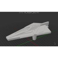 CX Hançer Filosu Armada Legends Star Wars 3D Baskı (Bu ürün Sadece Plastik parçadır - Almadan Önce Soru Sorabilirsiniz)