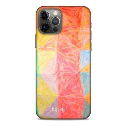 Apple iPhone 12 Pro Kılıf Pastel Renkler (26) Tpu Silikon Kılıf Sarı Kırmızı