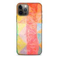 Apple iPhone 12 Pro Kılıf Pastel Renkler (26) Tpu Silikon Kılıf Sarı Kırmızı