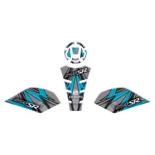 CF MOTO Cf Moto 250 Sr 2020 - 2024 Uyumlu Tank Pad Set 010