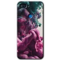 MRCİLETİSİM Xiaomi Mi 8 Lite Kılıf HD Desen Baskılı Arka Kapak+Temperli Cam - Liquid Cloud