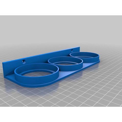 60mm Konteyner için Duvar Tutucu 3D Baskı (Bu ürün Sadece Plastik parçadır - Almadan Önce Soru Sorabilirsiniz)