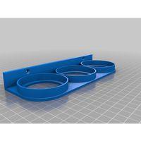 60mm Konteyner için Duvar Tutucu 3D Baskı (Bu ürün Sadece Plastik parçadır - Almadan Önce Soru Sorabilirsiniz)