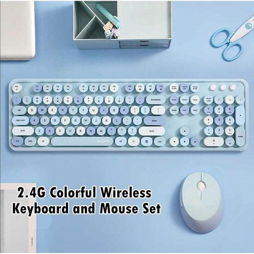 SepeteGelsin Mofii Sweet Mavi Kablosuz Klavye Mause Set