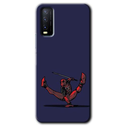 Potkal Hediye Fabrikası Vivo Y20 Kılıf HD Desen Baskılı Arka Kapak - DeadPool 3