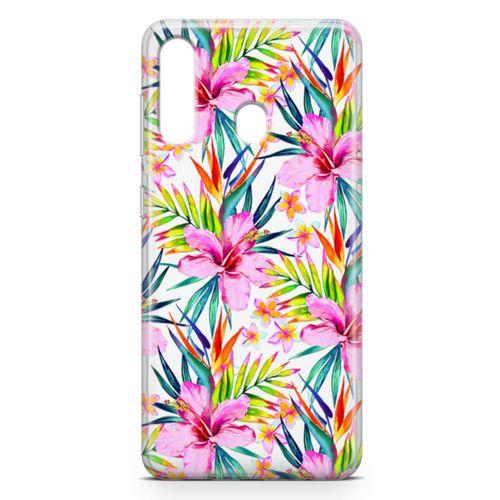 Samsung Galaxy M40 Kılıf Frangipani Arka Kapak Koruma Desenli Full Koruyucu