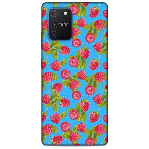 Frutix Ahududu 01 Samsung Galaxy S10 Lite Kılıf Desenli Silikon