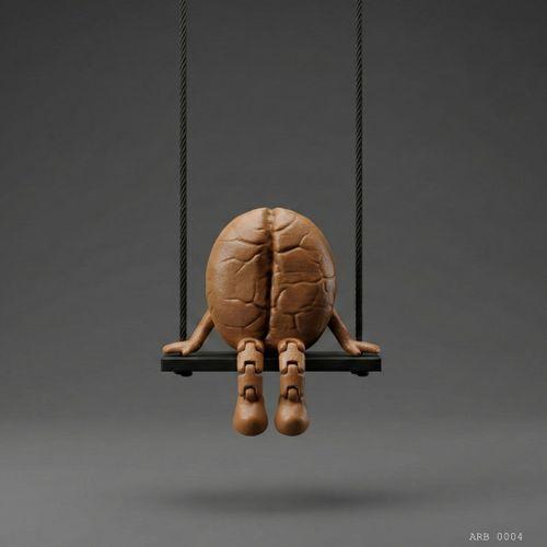 Salıncaklı Kahve Çekirdeği Figürlü Dikiz Aynası Süsü Araç İçi Dekoratif Asma Aksesuar