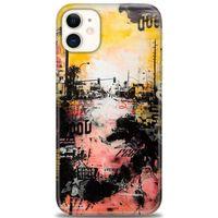 iPhone 11 Kılıf HD Baskılı Kılıf - Karışık Baskı + Tam Ekran Koruyucu