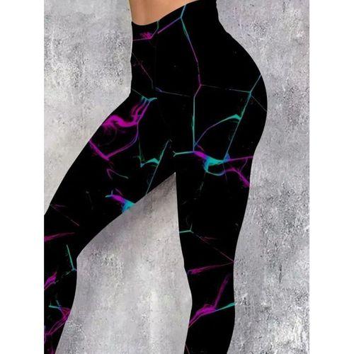 Kadın Yüksek Bel Renk Detaylı Dalgıç Tayt