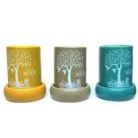 Buhurdanlık Seramik Modern Manzara Resimli