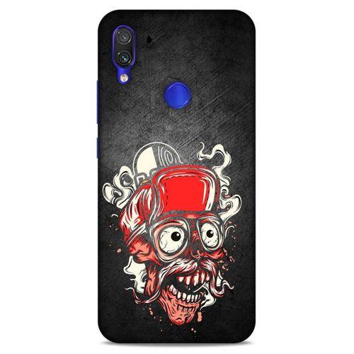 Lopard Xiaomi Redmi Note 7 Uyumlu Kılıf Tattoo's (5) Koruma Kabı Kırmızı Siyah