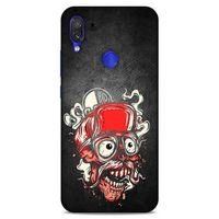 Lopard Xiaomi Redmi Note 7 Uyumlu Kılıf Tattoo's (5) Koruma Kabı Kırmızı Siyah