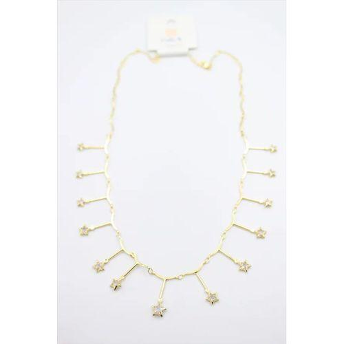 Yıldız Sallantılı Kolye - Altın