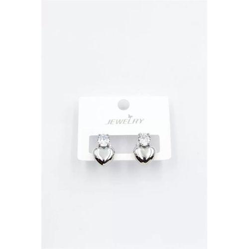 Kalp Küpe - Gümüş