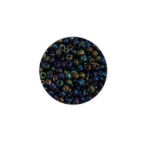 Dökme Cam Kum Boncuk (8/0) 3 mm - 20 Gram - Lacivert Yeşil - BNC169