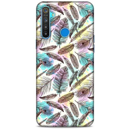 Oppo Realme 5i Kılıf Desenli Özel Seri Tüyler (2) Kabı