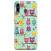 Baykuşlar (37) Desenli Silikon Kapak Telefon Kabı Alcatel 1S Kılıf