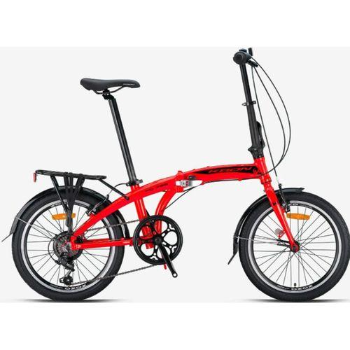 Kron Fd750 20 Jant Katlanır Bisiklet Kırmızı-Siyah