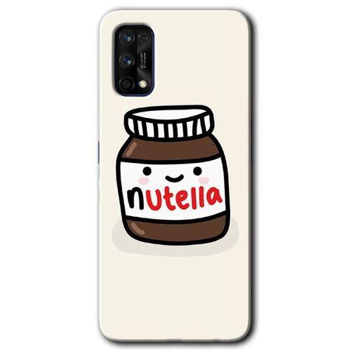 Realme 7 Pro HD Baskılı Kılıf + 9D Tam Ekran Koruyucu - Nutella Aşkım
