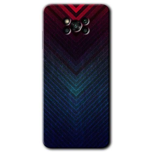 Poco x3 Pro Kılıf HD Desen Baskılı Arka Kapak + Temperli Cam - Abstract 4