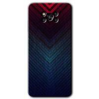 Poco x3 Pro Kılıf HD Desen Baskılı Arka Kapak + Temperli Cam - Abstract 4