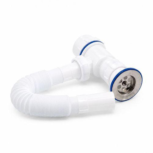 Paslanmaz taşlı körüklü lavabo sifon