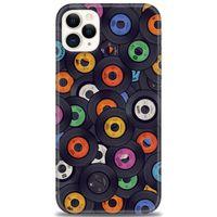 iPhone 11 Pro Kılıf HD Baskılı Kılıf - Plaklar + Tam Ekran Koruyucu