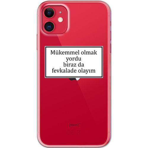 Iphone 11 Kılıf HD Yazı Baskılı Silikon Arka Kapak - Yazı 12
