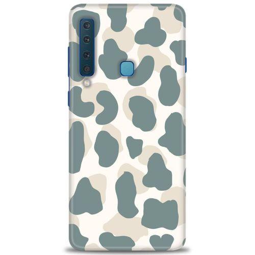 Samsung Galaxy A9 2018 Kılıf HD Baskılı Kılıf - Mavi Bej + Tam Ekran Koruyucu