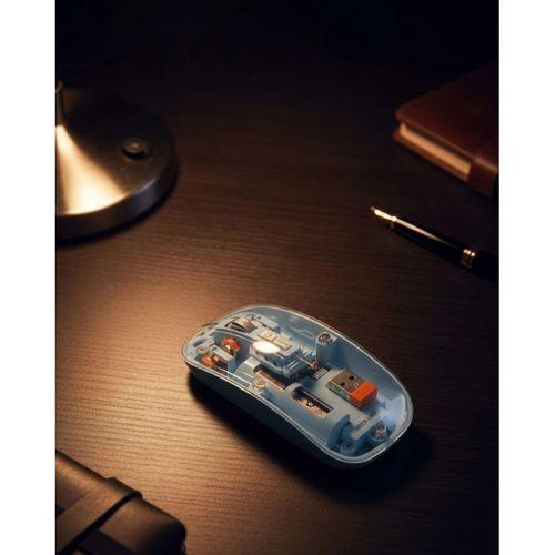 800 1600 Dpı Ayarlanabilir Mavi Kablosuz Mouse Pilli