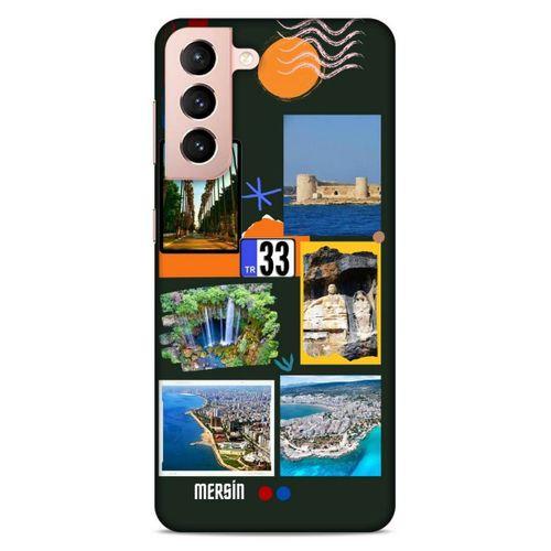 Lopard Samsung Galaxy S21 Uyumlu Kılıf Şehirli ※ (33) Mersin Hybrid Kılıf