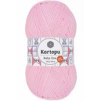 1 Adet Baby One Tüylenmeyen El Örgü İpi Yünü Açık Pembe K782