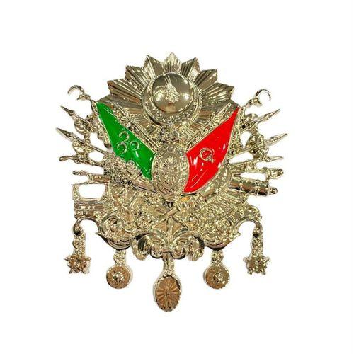 Osmanlı Tuğra Yapışkanlı Büyük Nikel / Yacıy06