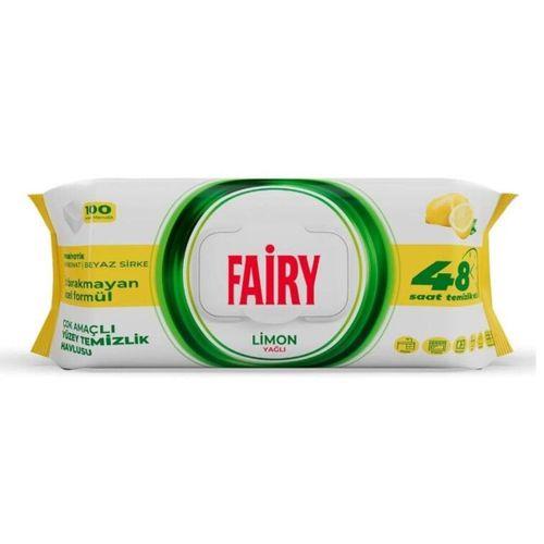 Fairy Fairy Power Yüzey Temizlik Havlusu 100'Lü Limon